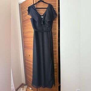 Black Azazie Bridesmaid dress